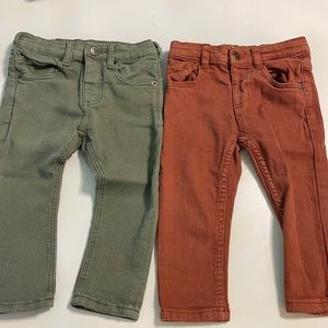 2 pairs of ZARA jeans 12-18 month